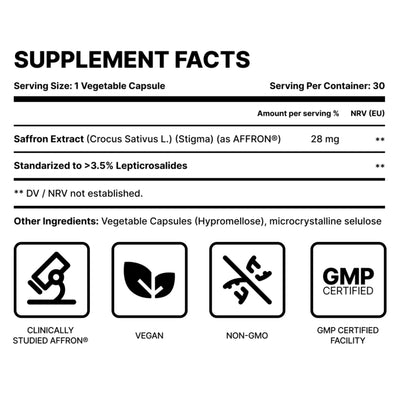 Pure Saffron Extract for Alcohol Dependence Support