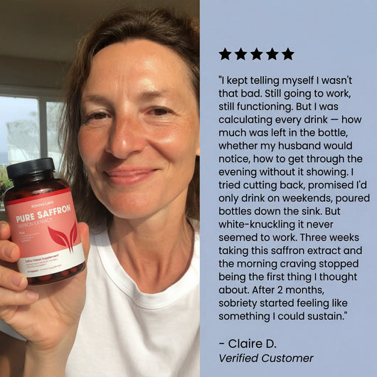 Saffron Extract for Alcohol Dependence Support